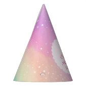 Chapeaux De Fètes Cute Whimsical Rainbow Unicorn Anniversaire magiqu (Gauche)