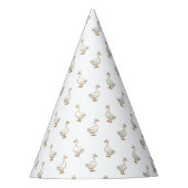 Chapeaux De Fètes Cute White Goose Pattern (Devant)