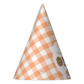 Chapeaux De Fètes Cutie Pie Pumpkin Gingham Birthday (Gauche)