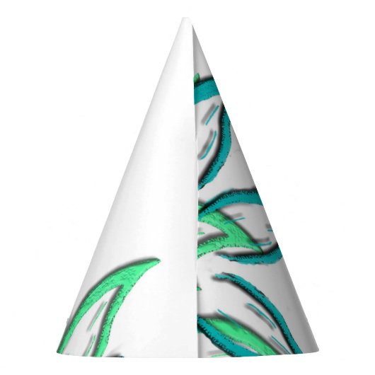 Chapeaux De Fètes Cyan Wisps (Dos)