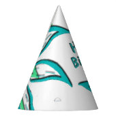 Chapeaux De Fètes Cyan Wisps (Gauche)