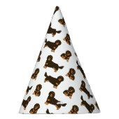 Chapeaux De Fètes Dachshund aux cheveux longs (Droite)