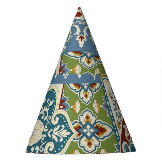 Chapeaux De Fètes Damask Patchwork : Vintage turc coloré.