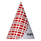 Chapeaux De Fètes Danemark Danemark Drapeau Carrelé Personnalisé (Gauche)