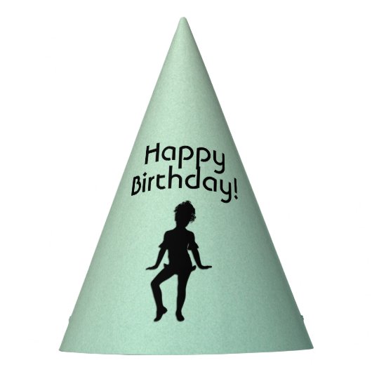 Chapeaux De Fètes Danseuse la plus mignonne Joyeux Anniversaire (Devant)