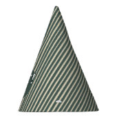 Chapeaux De Fètes Dark Green Stripes 1st Birthday (Droite)