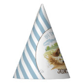 Chapeaux De Fètes De deux courses l'anniversaire équestre imprimé (Gauche)