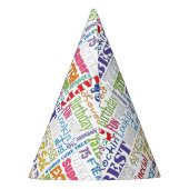 Chapeaux De Fètes De fête d'anniversaire cadeaux uniques et (Dos)