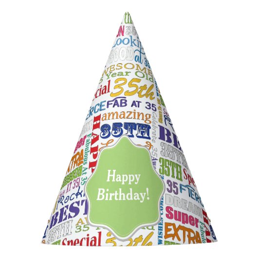 Chapeaux De Fètes De fête d'anniversaire cadeaux uniques et (Devant)