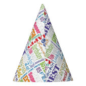 Chapeaux De Fètes De fête d'anniversaire cadeaux uniques et (Dos)