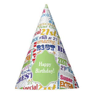 Chapeaux De Fètes De fête d'anniversaire cadeaux uniques et 21èmes