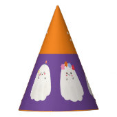 Chapeaux De Fètes De mignons fantômes d'halloween éffrayants (Devant)