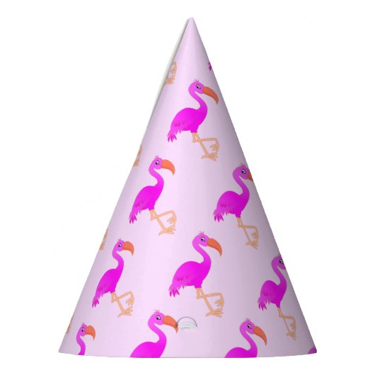 Chapeaux De Fètes De mignons Flamants roses - Joyeux (Gauche)