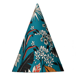 Chapeaux De Fètes Déco florale artistique : Motif Vintage sans coutu