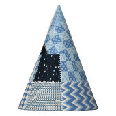 Chapeaux De Fètes Décor de courtepointe, patchwork géométrique, tons (Gauche)