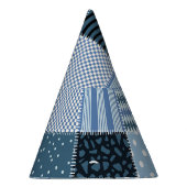 Chapeaux De Fètes Décor de courtepointe, patchwork géométrique, tons (Droite)