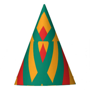 Chapeaux De Fètes Décoratif Géométrique : Vintage Abstrait sans cout