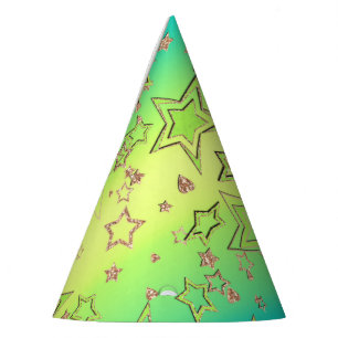 Chapeaux De Fètes Dégradé de Noël parties scintillant brillant confe