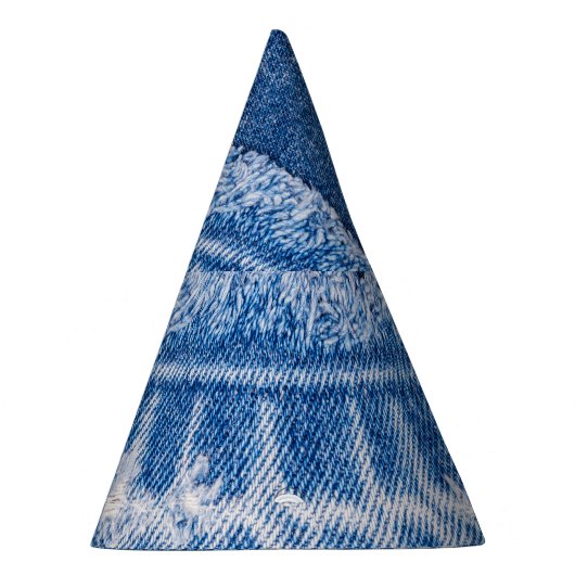 Chapeaux De Fètes Déni déchiré : Cadre de Jeans double bleu (Droite)