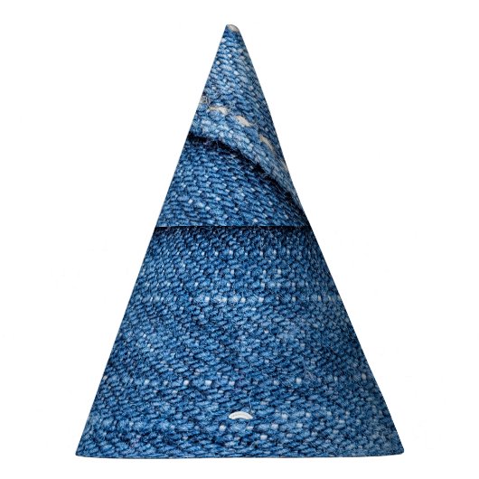 Chapeaux De Fètes Dénim Bleu : Jeans Classique Texture. (Droite)