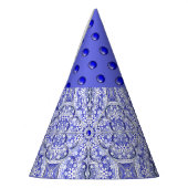 Chapeaux De Fètes Dentelle en céramique Bleu de Grèce (Gauche)