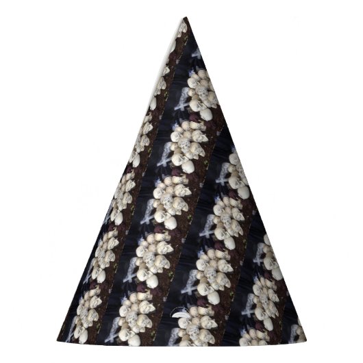 Chapeaux De Fètes Des crânes effrayants avec des globes oculaires éc (Gauche)