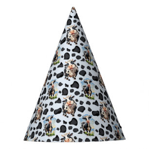 Chapeaux De Fètes Design Motif animal de vache