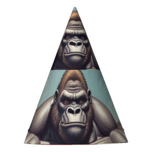 Chapeaux De Fètes Dessin d'art pop de Gorilla Bodybuilder