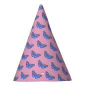 Chapeaux De Fètes Dessin de papillon violet (Droite)
