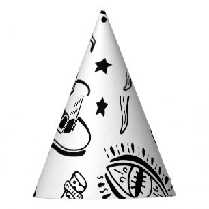 Chapeaux De Fètes Dessin d'encre magique Motif sans couture