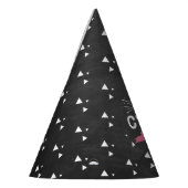 Chapeaux De Fètes Deux filles Cool Chalkboard 2e anniversaire (Gauche)