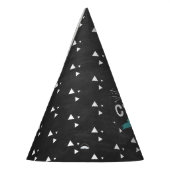 Chapeaux De Fètes Deux garçons Cool Chalkboard 2e anniversaire (Gauche)