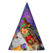 Chapeaux De Fètes Deux Gnomes chantent Bonne Chanson De Noël - Fun (Gauche)