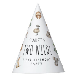 Chapeaux De Fètes Deux Sauvages ! Bienvenue à la fête d'anniversaire