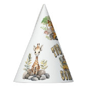 Chapeaux De Fètes Deux Wild Jungle Safari 2e fête d'anniversaire Cas (Gauche)