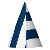 Chapeaux De Fètes Diagonal Stripes:Bleu bleu marine (Dos)