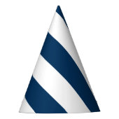 Chapeaux De Fètes Diagonal Stripes:Bleu bleu marine (Devant)