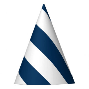 Chapeaux De Fètes Diagonal Stripes:Bleu bleu marine
