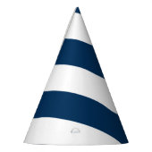 Chapeaux De Fètes Diagonal Stripes:Bleu bleu marine (Gauche)