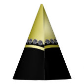 Chapeaux De Fètes Diamants et bonbon scintillants 16 à arc d'or (Dos)