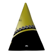 Chapeaux De Fètes Diamants scintillants et anniversaire d'arc d'or (Droite)