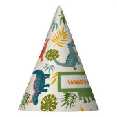 Chapeaux De Fètes Dino-mite dessinée à la main fête d'anniversaire c (Gauche)