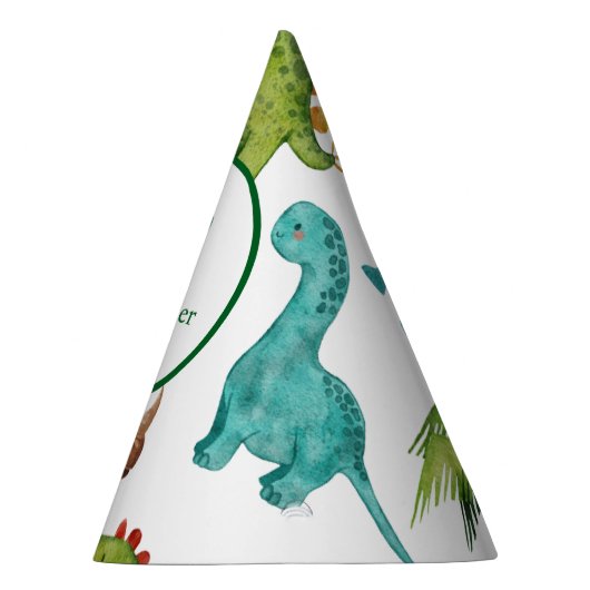 Chapeaux De Fètes Dino Two rex 2nd boy Dinosaur birthday party (Droite)