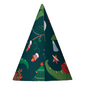 Chapeaux De Fètes Dinosaur T-Rex : Nouvel An de Noël. (Dos)