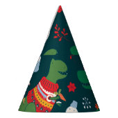 Chapeaux De Fètes Dinosaur T-Rex : Nouvel An de Noël. (Gauche)