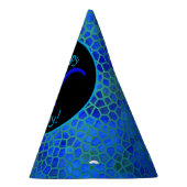 Chapeaux De Fètes Dinosaure Bleu Cachez Joyeux Anniversaire ! (Droite)