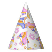 Chapeaux De Fètes Discothèque de patinage à rouleaux rétro (Dos)