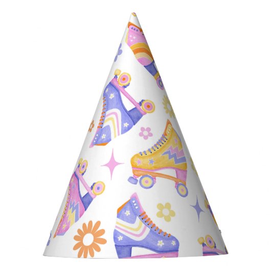 Chapeaux De Fètes Discothèque de patinage à rouleaux rétro (Devant)