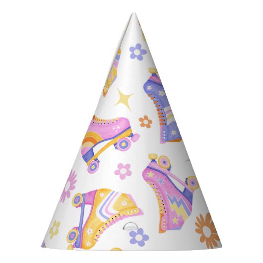 Chapeaux De Fètes Discothèque de patinage à rouleaux rétro (Gauche)