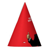 CHAPEAUX DE FÈTES DONALD TRUMP CASQUETTE POUR LUI (Gauche)